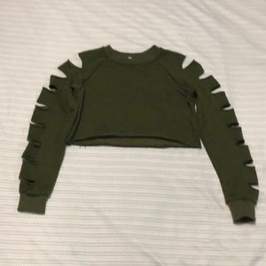 Long sleeve Crop top